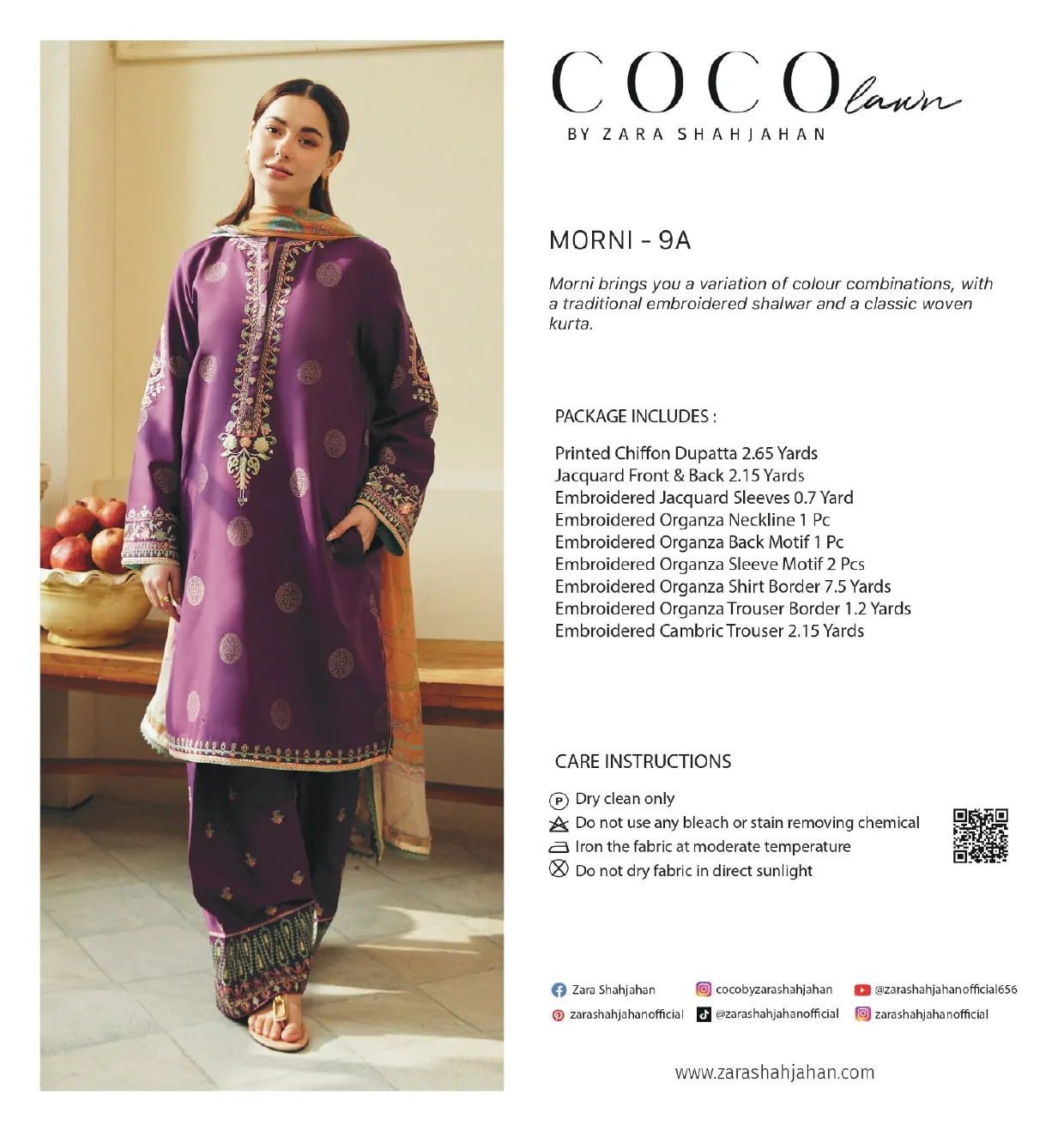 09A -MORNI -  COCO LAWN UNSTITCHED 24