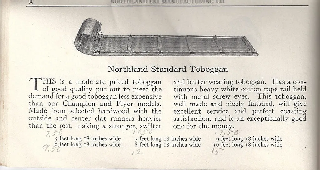 1923 Northland Ski Manufacturing Company Brochure