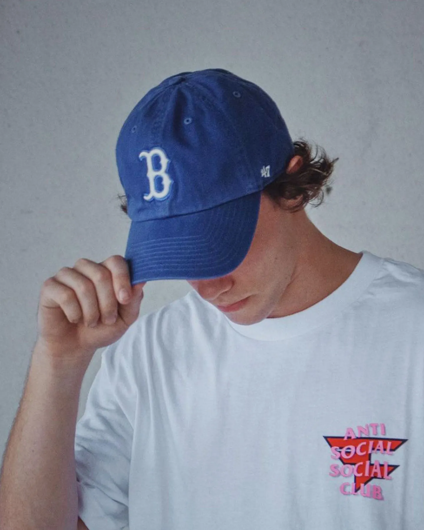 47 Brand Boston Red Sox 'Classic Royal' Clean Up Strapback Royal/Natural