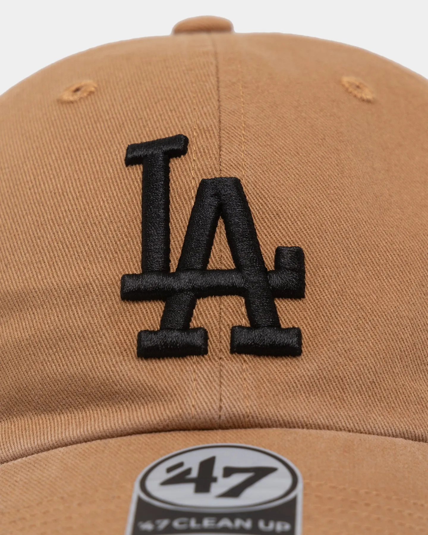 47 Brand Los Angeles Dodgers '47 Clean Up Strapback Camel