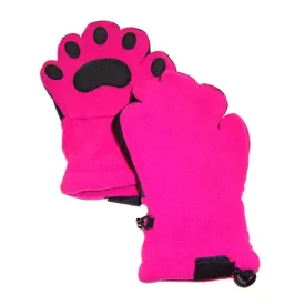 Adult Fuchsia Fleece Mittens