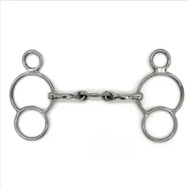 AJR Twisted Locking Dog Bone 2 Ring Bit