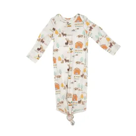 Alpaca Farm Knotted Gown Pajama