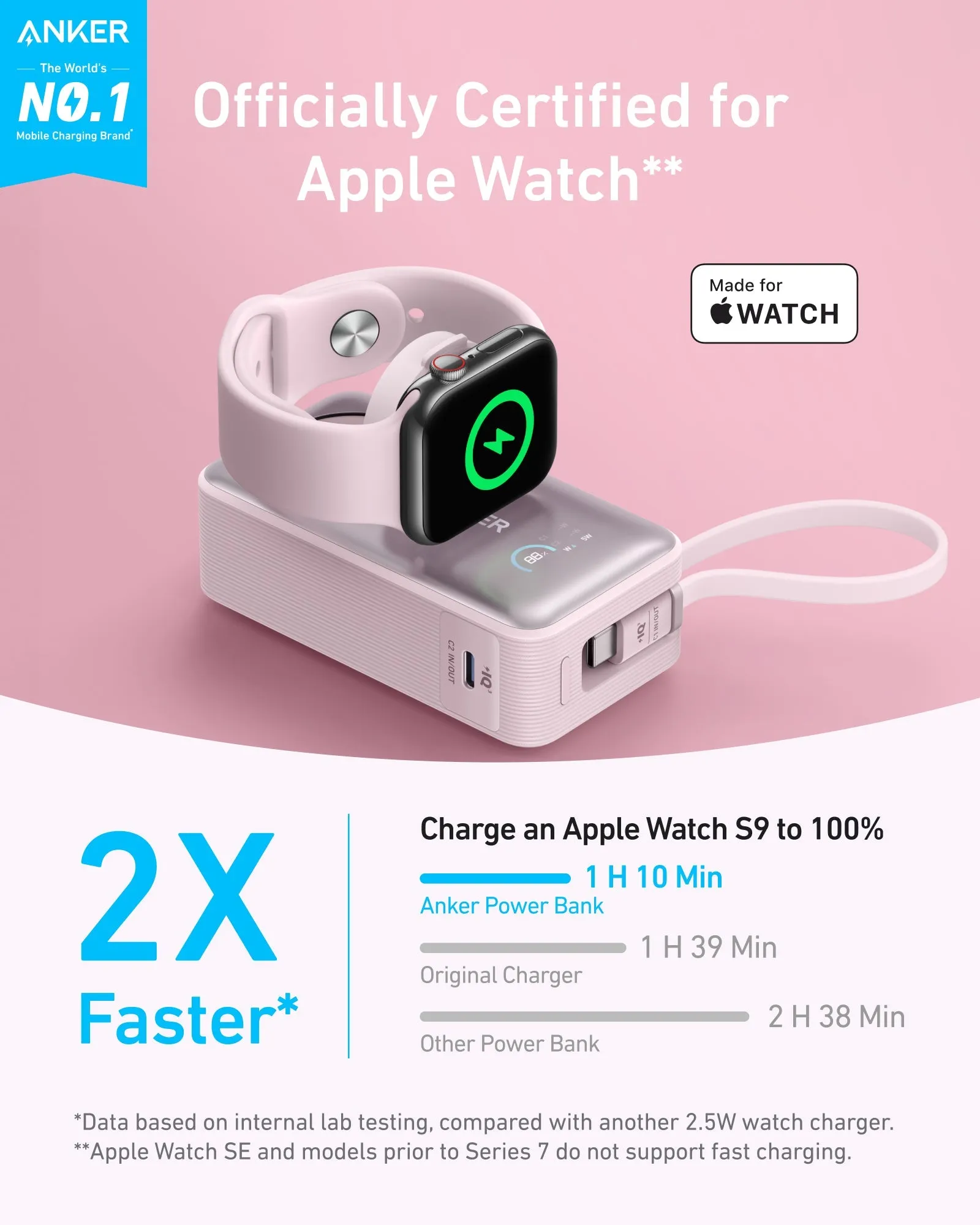 Anker MagGo Power Bank (10K, 35W, For Apple Watch)  | Exclusive Livestream Offer