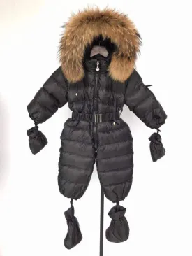 Bobble Babies Snowsuit- Black