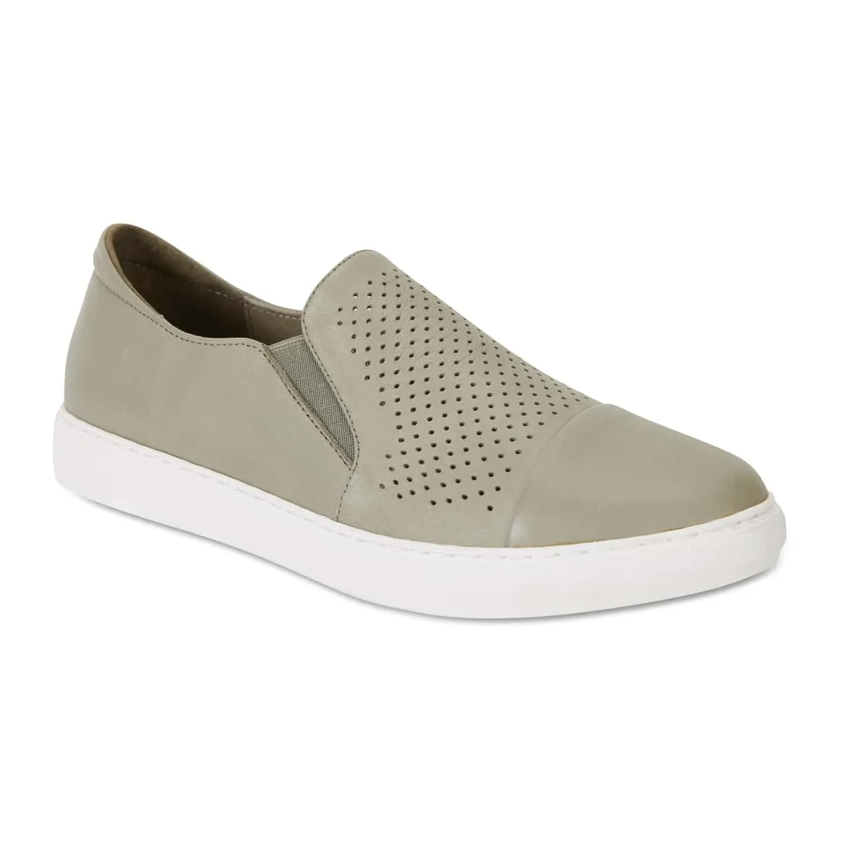 Celina Sneaker in Khaki Leather