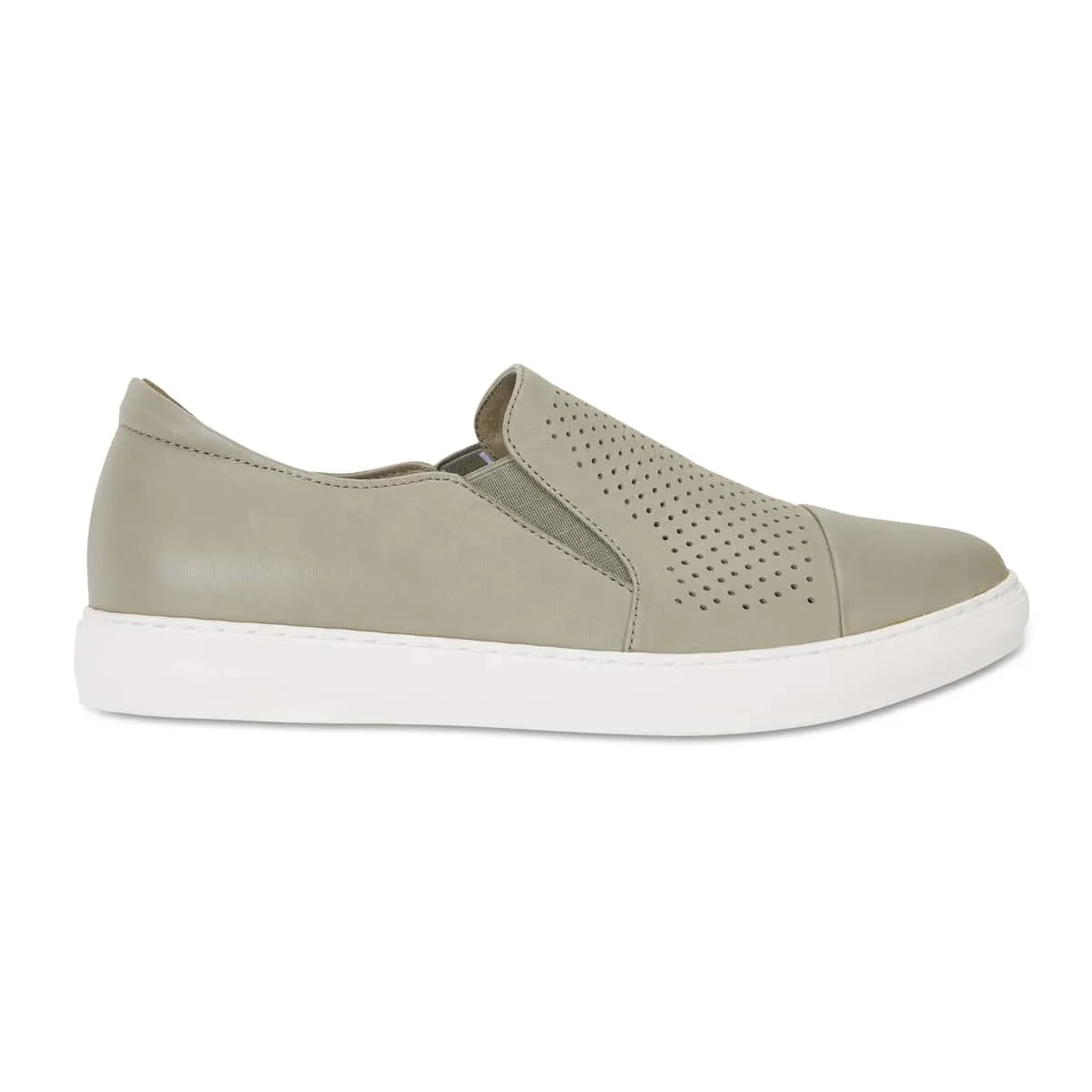 Celina Sneaker in Khaki Leather