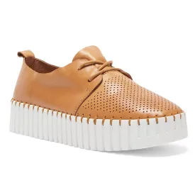 Central Sneaker in Tan Leather