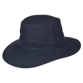 Cotton Canvas Packable Sun Hat Navy Blue Wholesale Pack