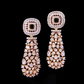 Diamond style earrings