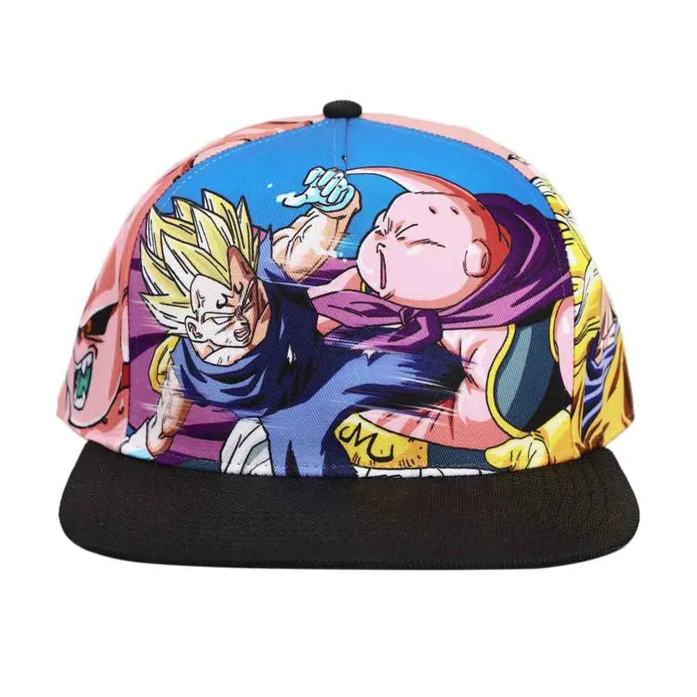 Dragon Ball Z - Buu Saga Snapback Hat (Sublimated, Flat Bill) - Bioworld