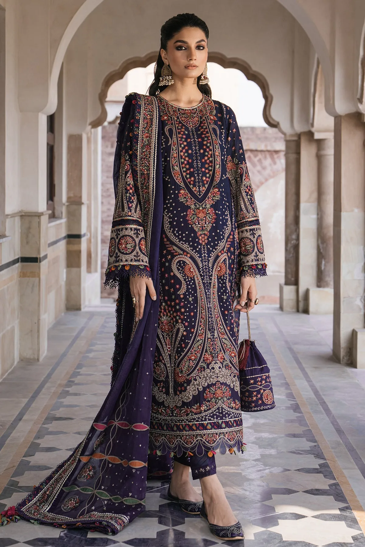 Embroidered Luxury Lawn SL24-D9