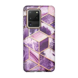 Galaxy S20 Ultra Cosmo Case(open box) - Marble Purple