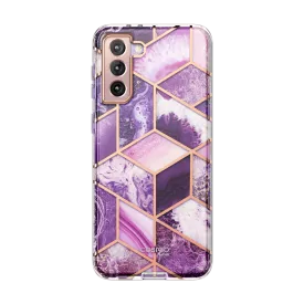 Galaxy S21 Cosmo Case(open box) - Marble Purple