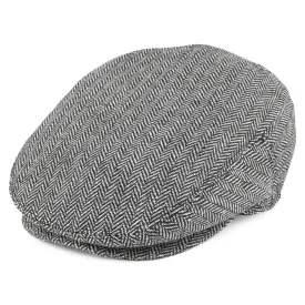 Herringbone Flat Cap Grey Wholesale Pack