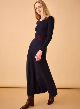 Hunter Bell Beatrice Dress in Navy