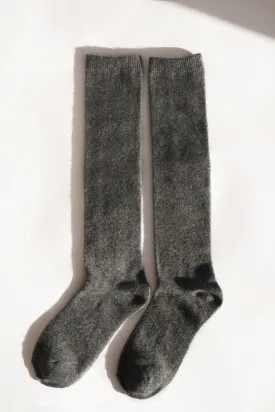 Knee High Cashmere Wool Socks