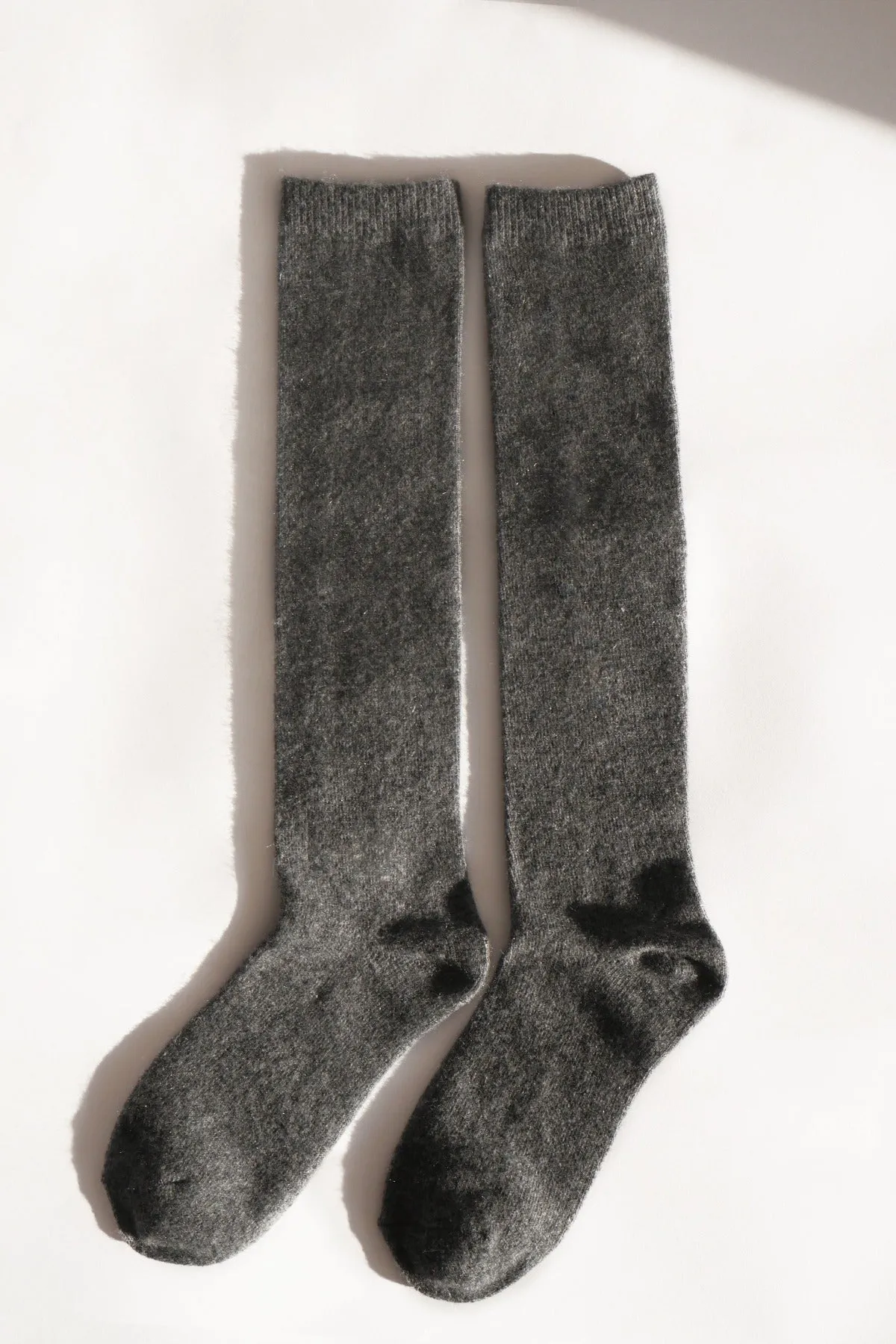 Knee High Cashmere Wool Socks