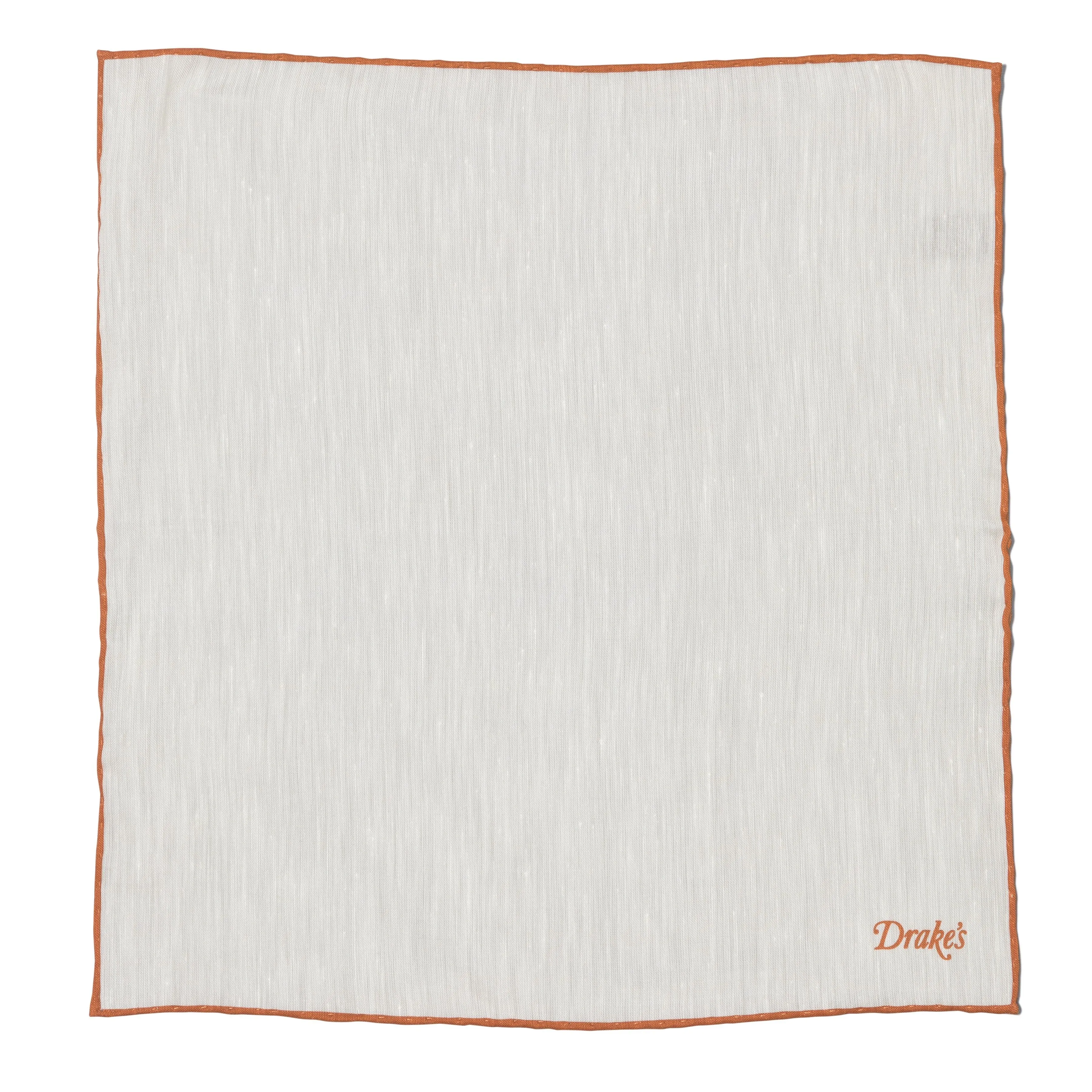 Linen/Cashmere Plain Pocket Square