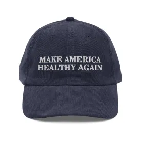 Make America Healthy Again Vintage Corduroy Cap