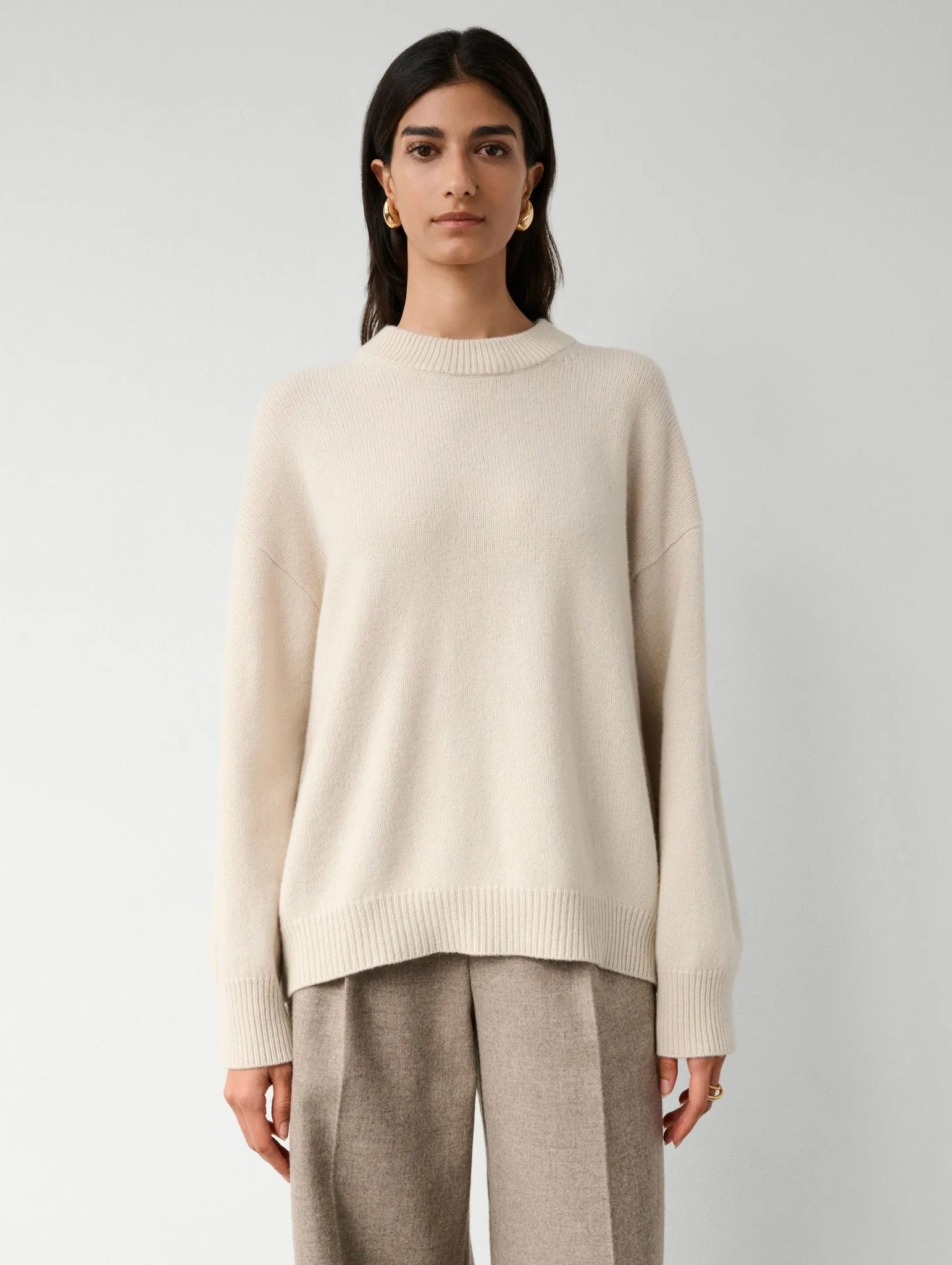 Merino Cashmere Cozy Crewneck