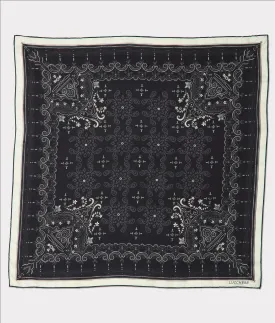 Mirrored L Scarf :: Black/White