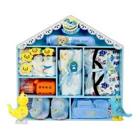 Newborn Baby Boy Wooden Nautical House Gift Hamper (0-12 months)