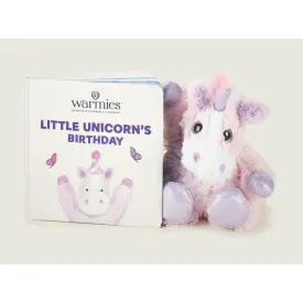 Night Time Story with Microwavable Soft Toy Unicorn Little Unicorn Birthday Book