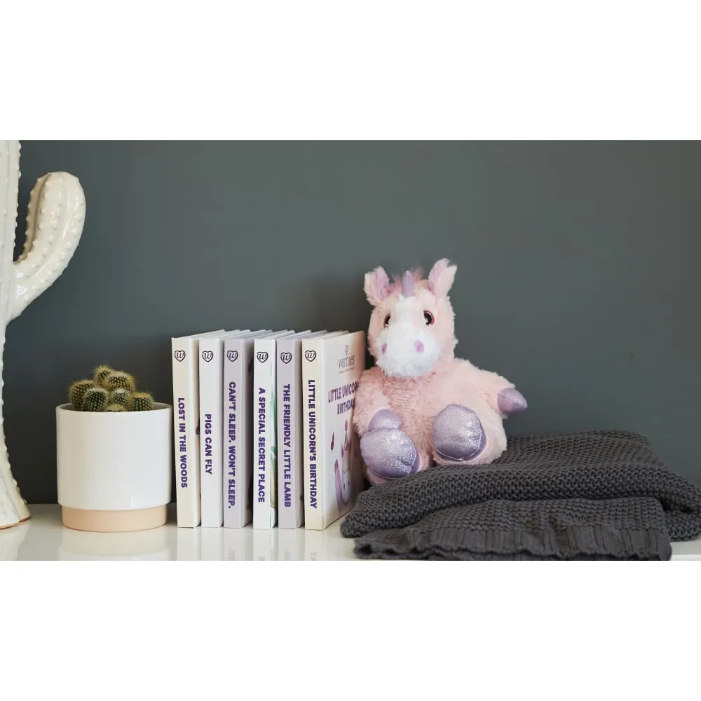 Night Time Story with Microwavable Soft Toy Unicorn Little Unicorn Birthday Book