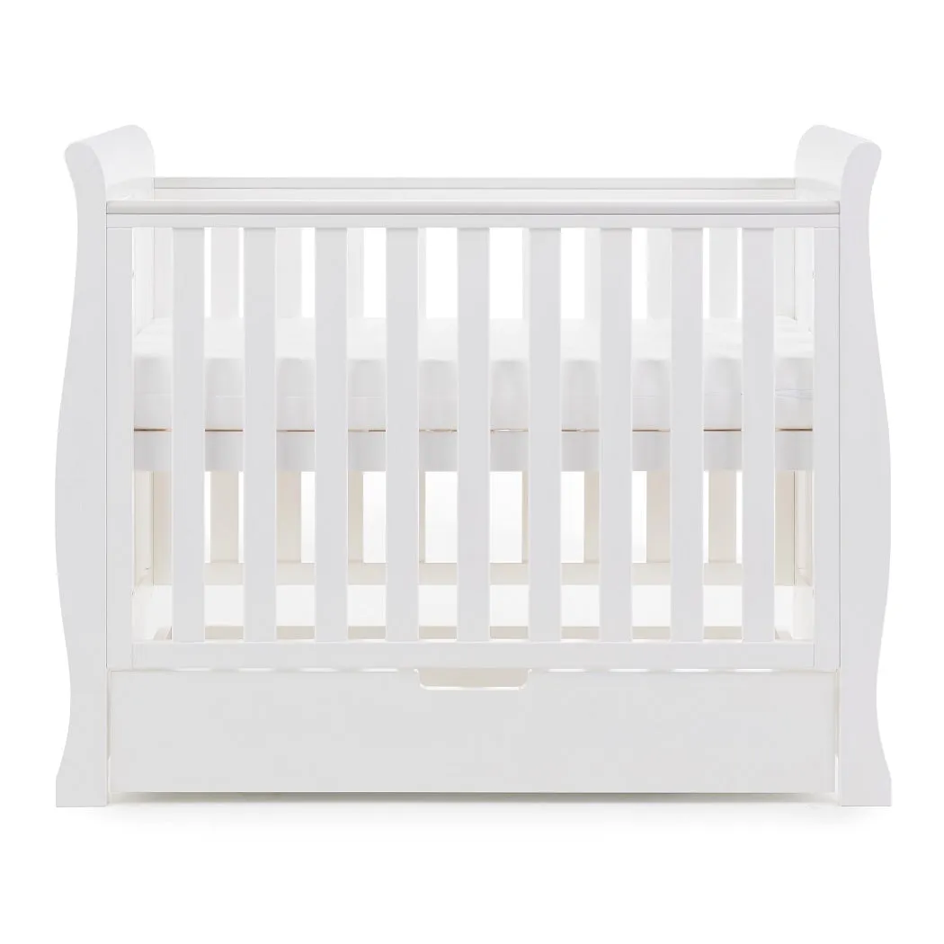 Obaby Stamford Space Saver Cot (White)