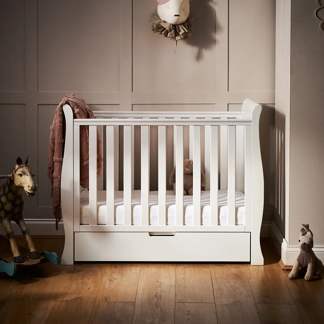 Obaby Stamford Space Saver Cot (White)