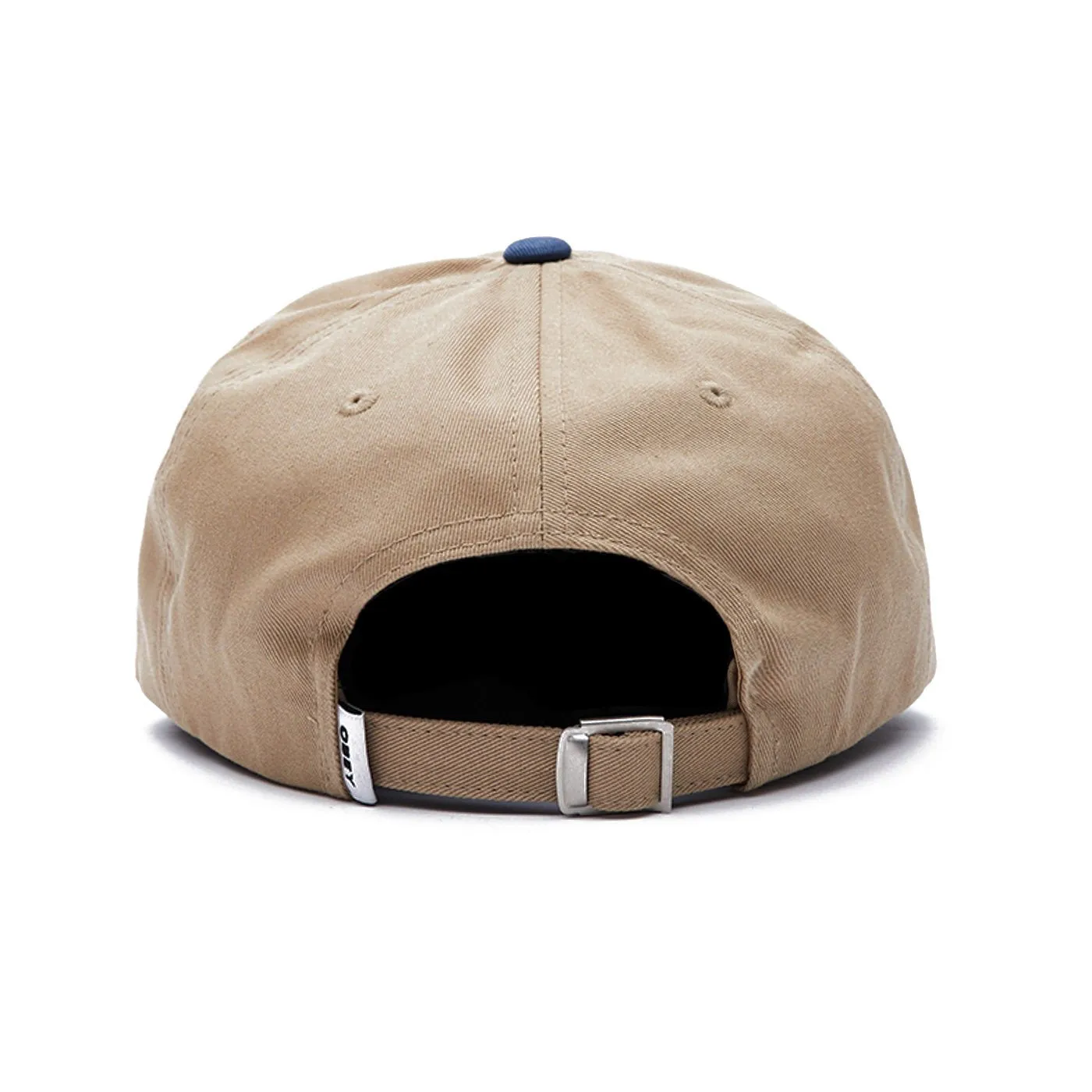 Obey Universe 6 Panel Strapback Light Khaki