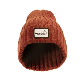 Ribbed Beanie (Burnt Orange)