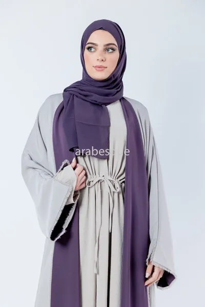 Rida Reversible Purple Abaya