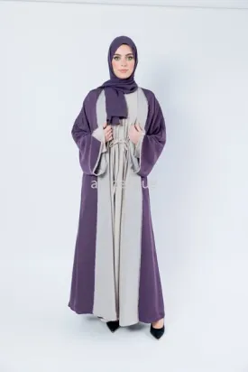 Rida Reversible Purple Abaya