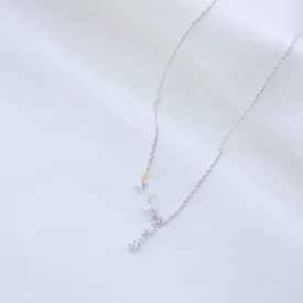 Silver Winter Jasmine Necklace