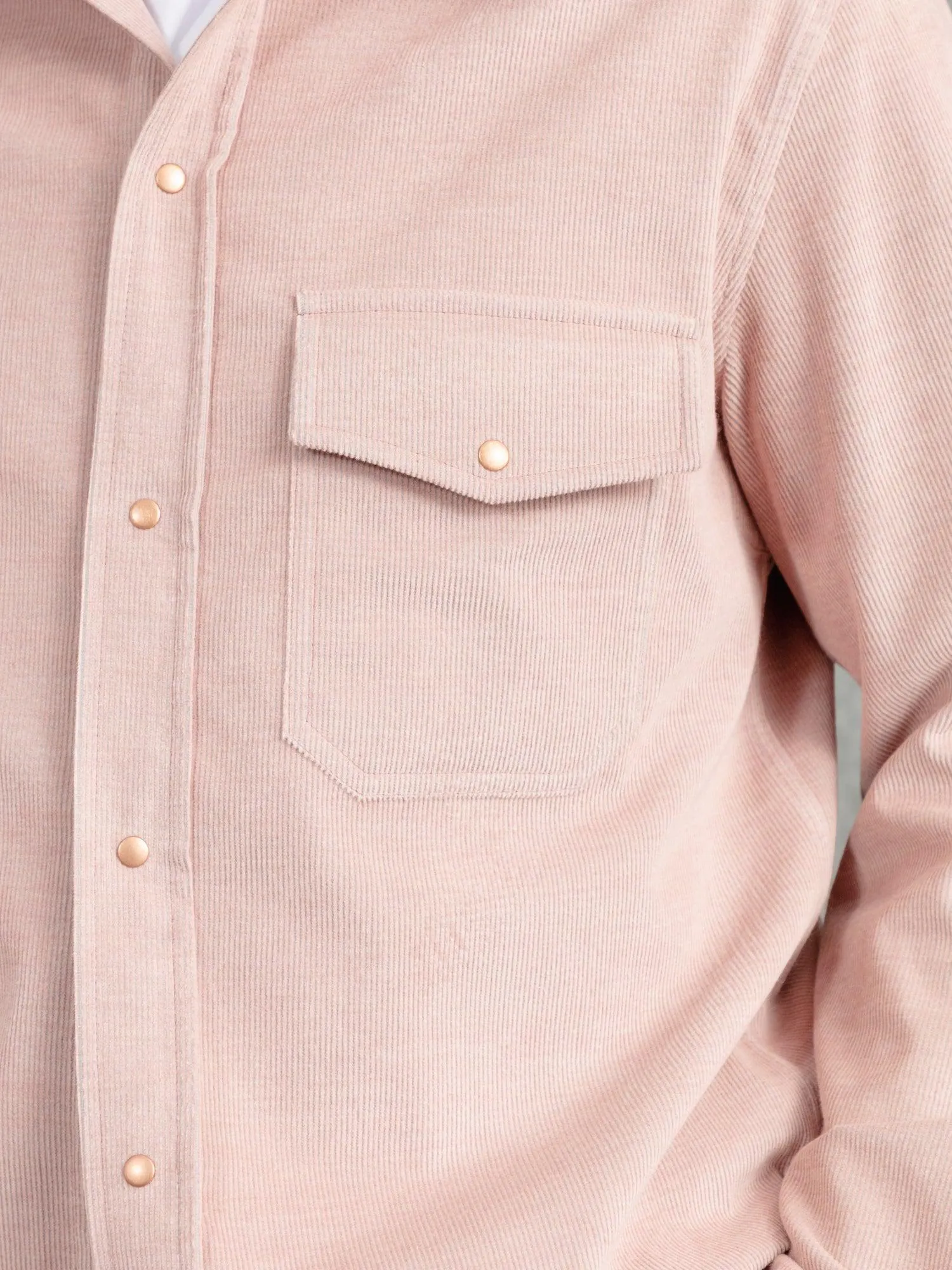 The Cord Studded Overshirt