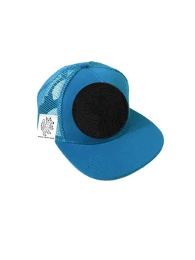 TODDLER Trucker Hat with Interchangeable Velcro Patch (Turquoise)