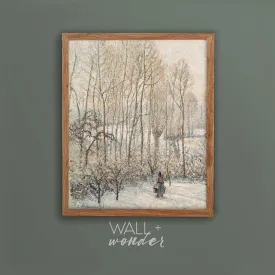 Trees Landscape Winter Wall Art