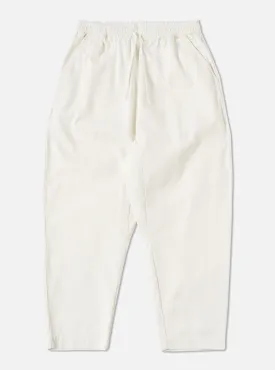 Universal Works Braga Pant in Winter White Winter Twill