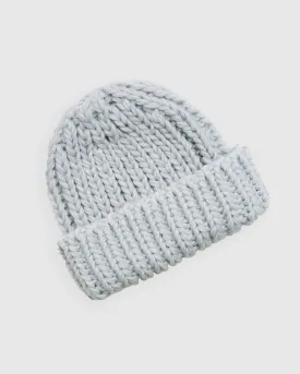 Winter's Kiss Beanie - Light Grey